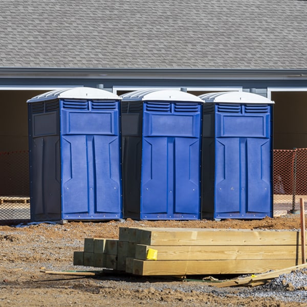 how can i report damages or issues with the porta potties during my rental period in Creve Coeur